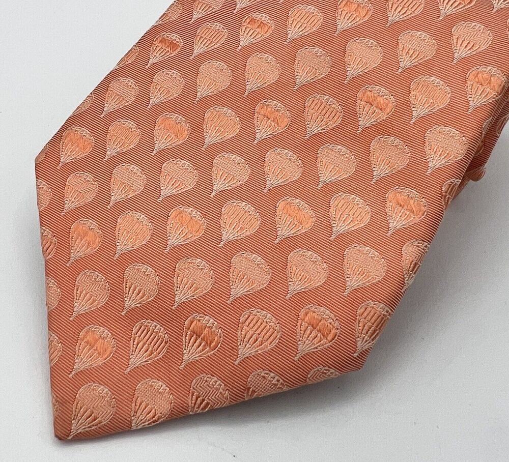 Pink Tommy Hilfiger Men's Silk Necktie Hot Air Balloons Tie Steampunk Ballooning